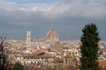 Вид на собор с площади Микеланджело