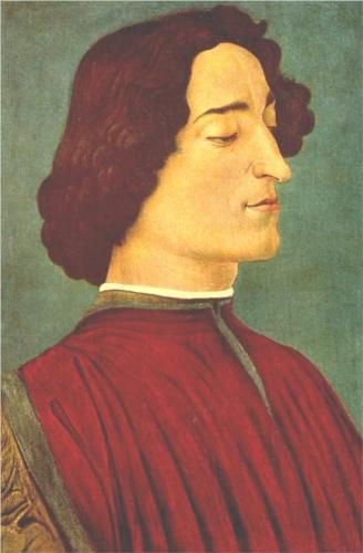 Боттичелли. Портрет Джулиано Медичи. 1478. Национальная галерея, Берлин